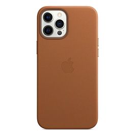 Apple - iPhone 12 Pro Max Leather Case with MagSafe