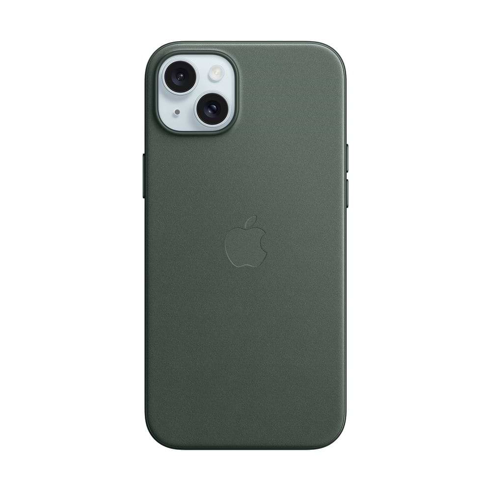 Apple iPhone 15 Plus FineWoven Case with MagSafe evergreen