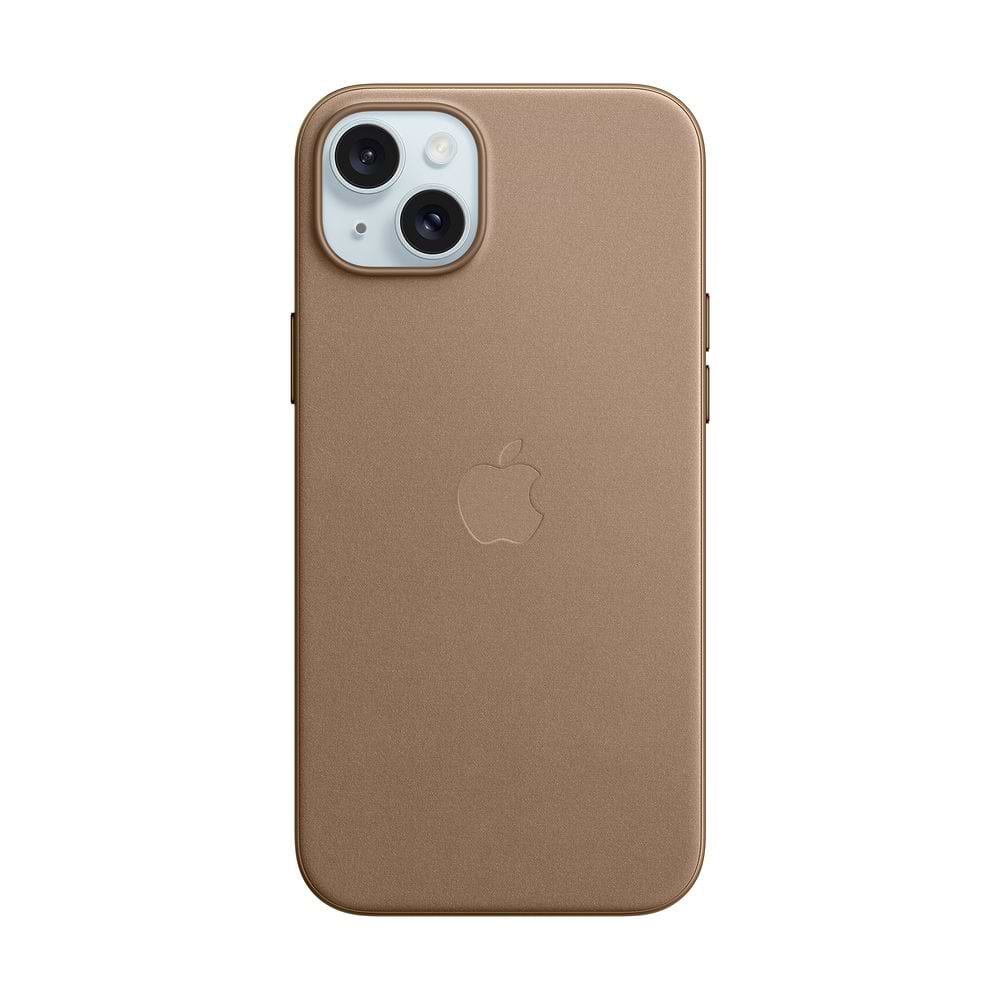Apple iPhone 15 Plus FineWoven Case with MagSafe taupe