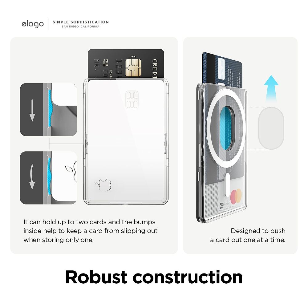 elago - MagSafe Card Pocket / Clear