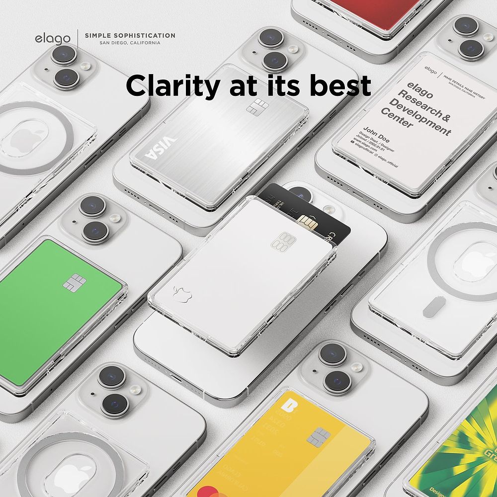 elago - MagSafe Card Pocket / Clear