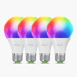 Nanoleaf - Essentials HomeKit Smart A60 Bulb (4 Pack) / White