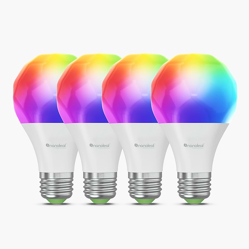 Nanoleaf - Essentials HomeKit Smart A60 Bulb (4 Pack) / White