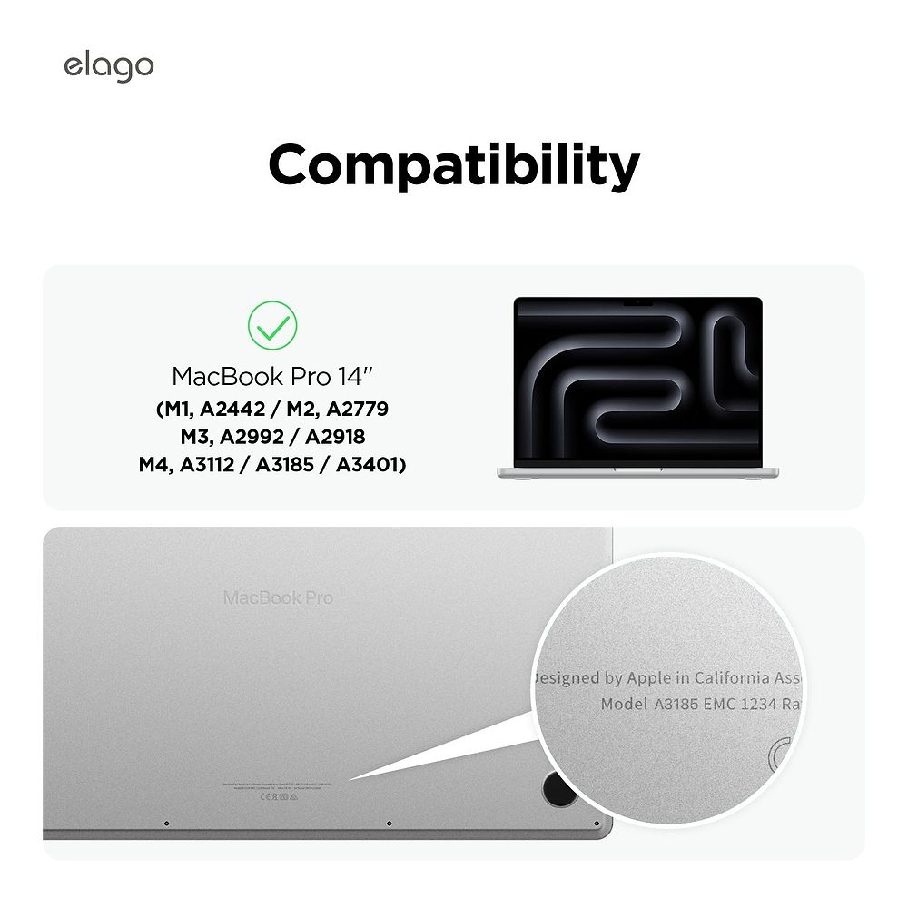 elago - Ultra Slim Hard Case for MacBook Pro 14-inch (M1-M4 chip)