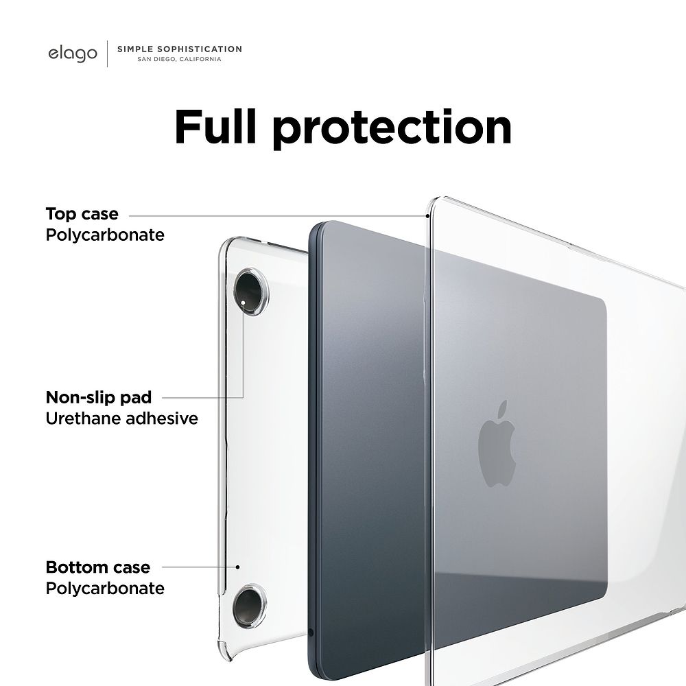 elago - Slim Hard Case for MacBook Air 15-inch (M2-M4 chip)