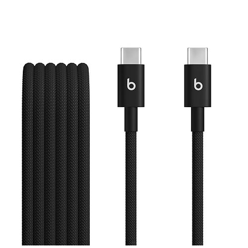 Beats - USB-C Woven Cables (2 Pack) (1.5m) / Bolt Black