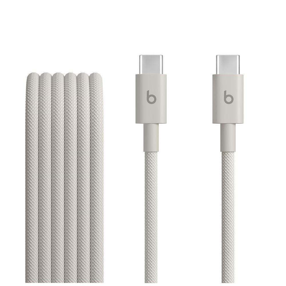 כבל USB-C ל-USB-C קלוע ואיכותי באורך 1.5 מטר, תומך בטעינה מהירה עד 60W, העברת נתונים, סנכרון ושימוש ב-CarPlay, עם עמידות גבוהה נגד הסתבכות ובלאי.