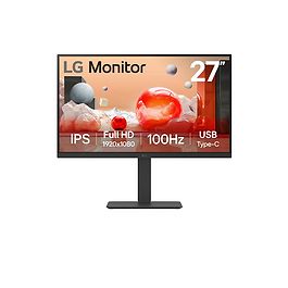 LG - 27 Full HD IPS Monitor with USB Type-C / Black