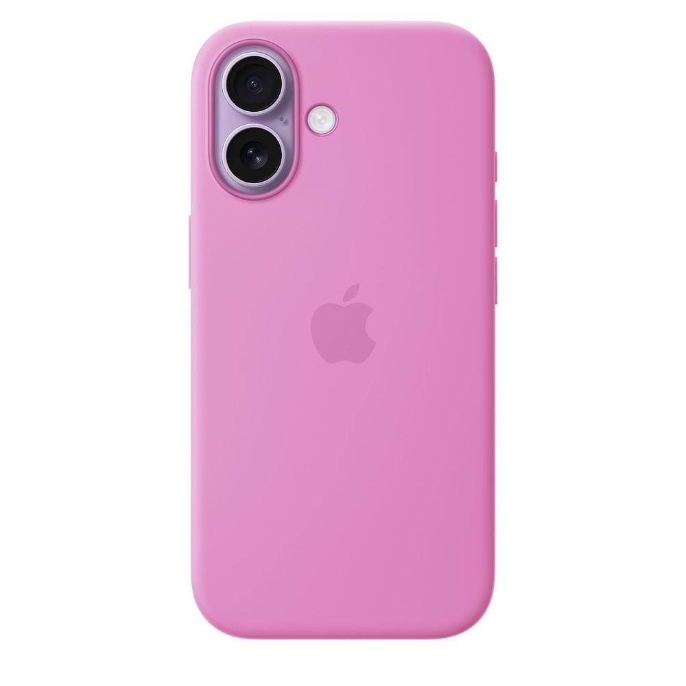 כיסוי Apple Silicone Case with MagSafe ל-iPhone 17 עם גימור סיליקון רך, בטנת מיקרופייבר, תמיכה ב-MagSafe והגנה מפני שריטות ונפילות.