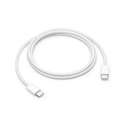 Apple - USB-C Woven Charge Cable (1m) / White White