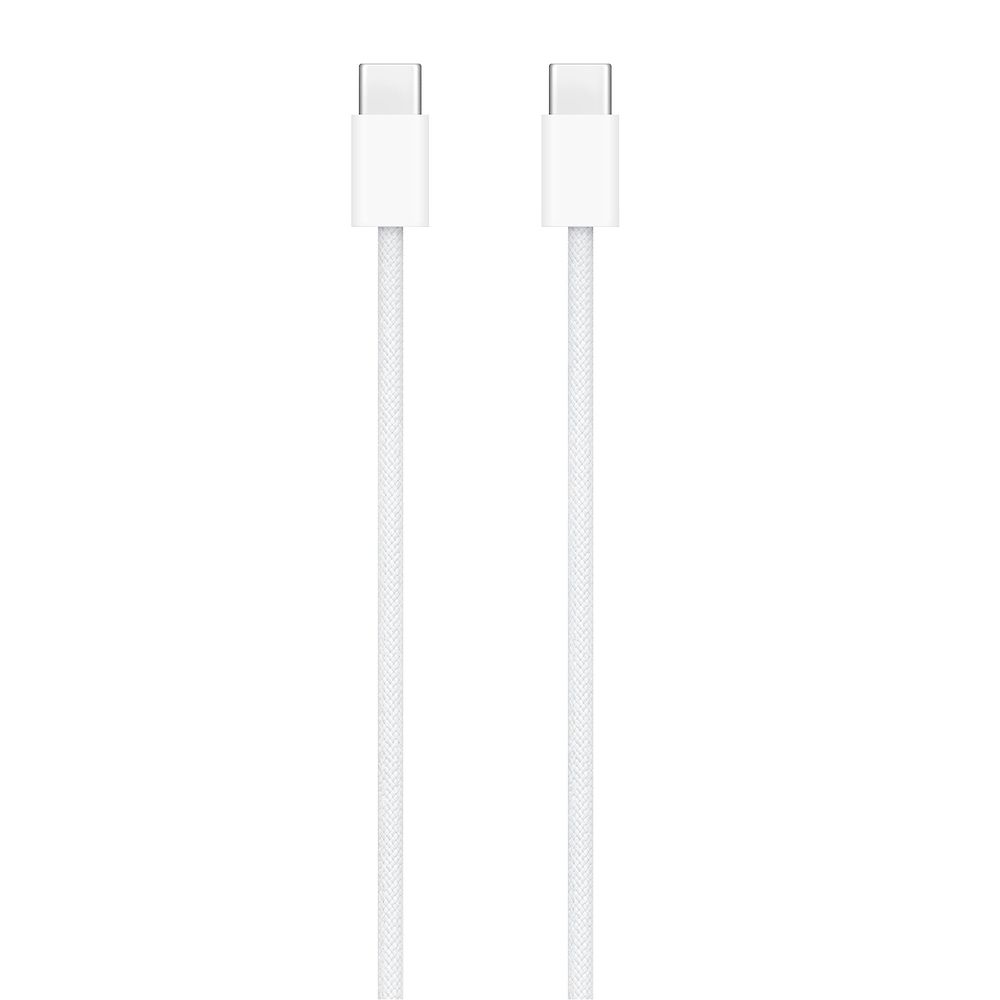 כבל usb c מבית אפל בצבע לבן