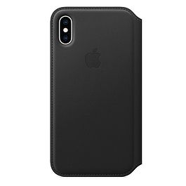 iPhone XS Leather Folio Case