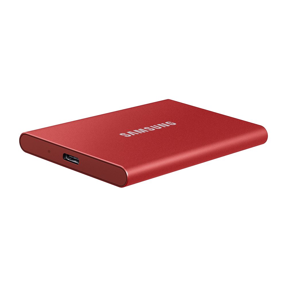 Samsung - T7 Portable SSD 500GB/1TB/2TB red