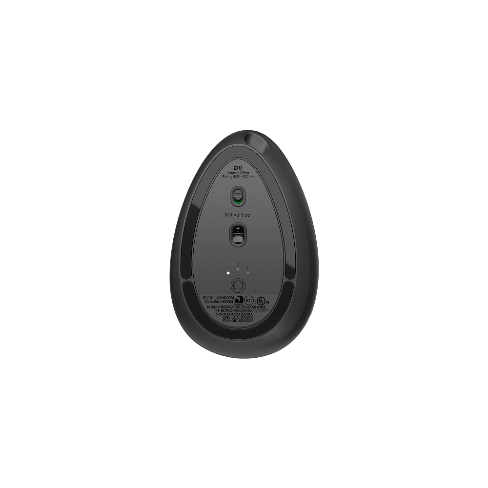 Logitech - MX Vervical Advanced Ergonomic Mouse / Graphite 