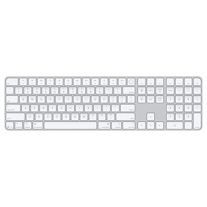 Apple - Magic Keyboard with Touch ID and Numeric Keypad for Mac models with Apple Silicon (Hebrew) 