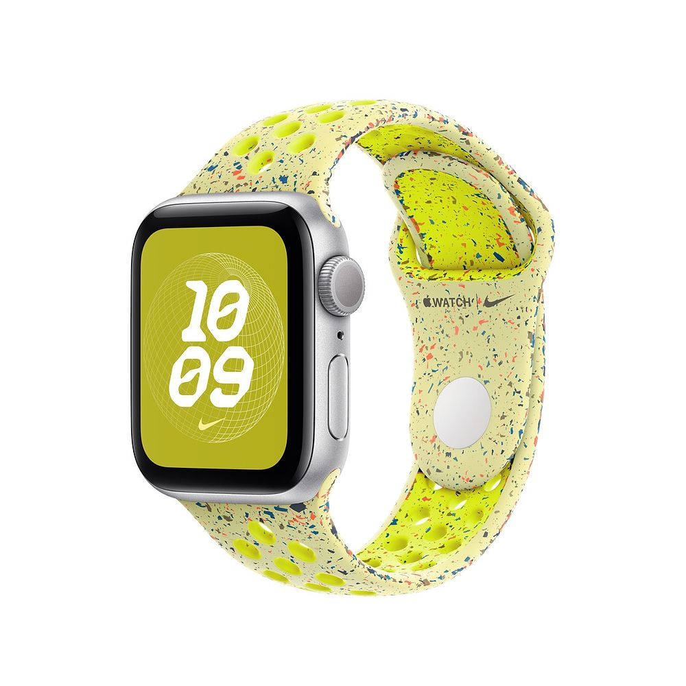 Apple - 42mm Nike Sport Band / Volt Splash
