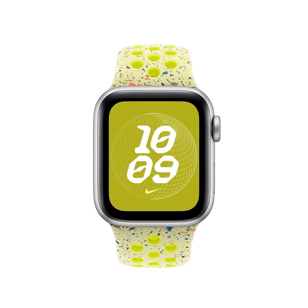Apple - 42mm Nike Sport Band / Volt Splash