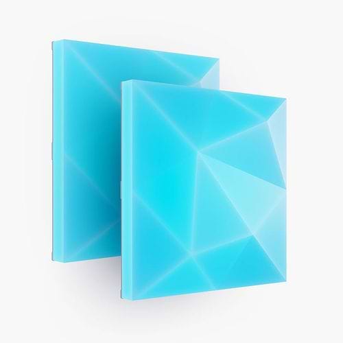 Nanoleaf - Blocks Textured Big Squares Add-On (2 Pack) / White
