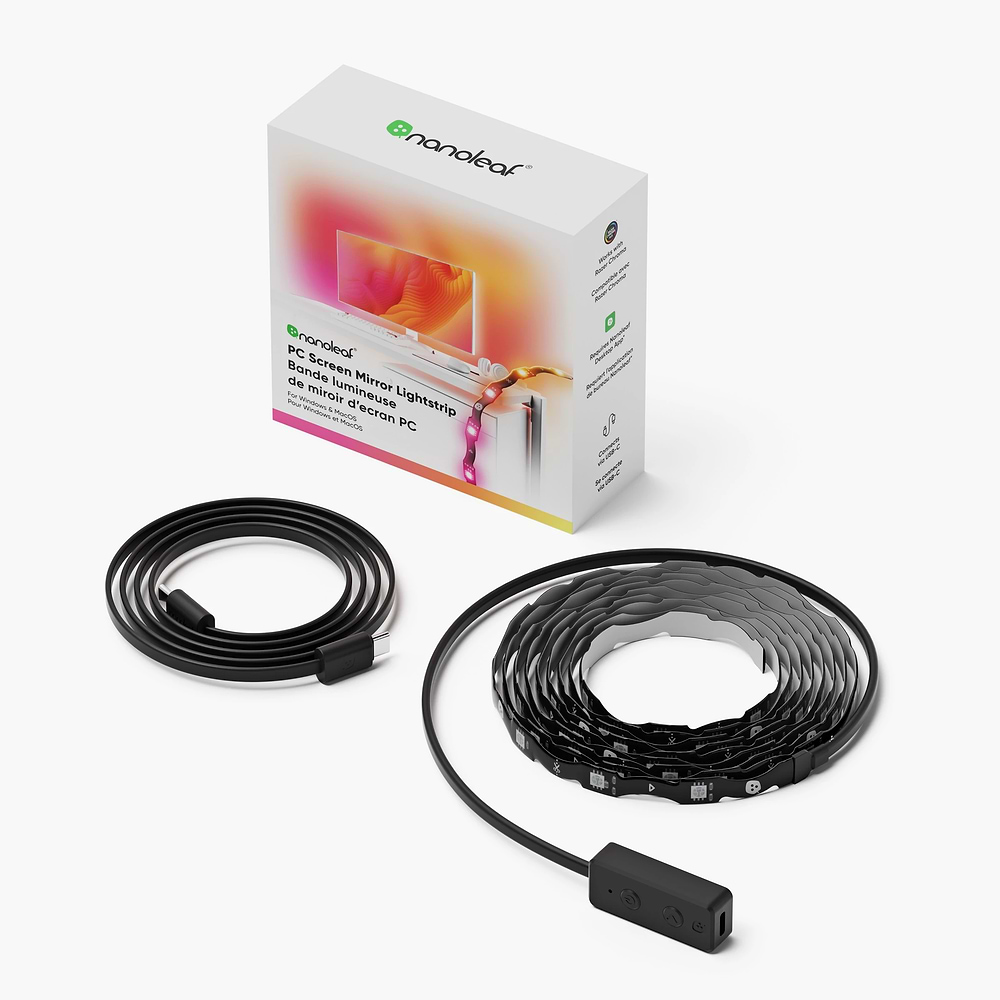 Nanoleaf - PC Screen Mirror Lightstrip (2.5m) / Black