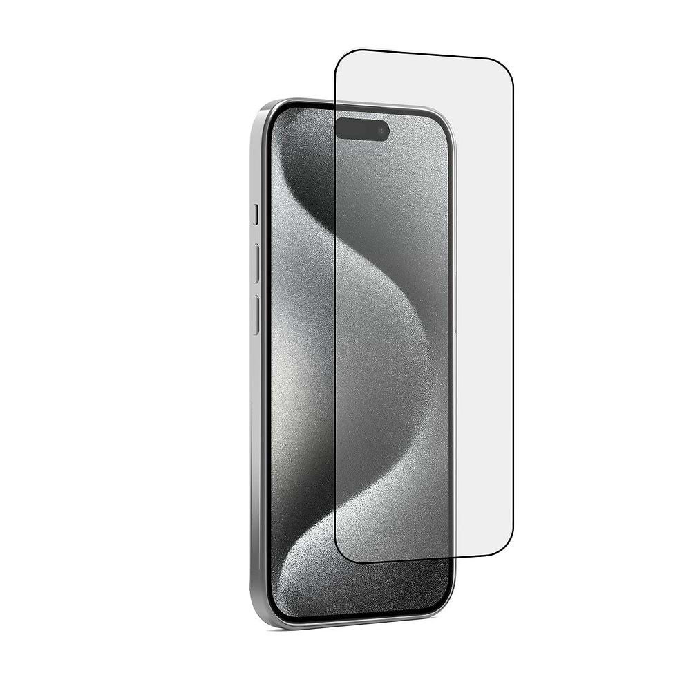 OTAO Glass Screen Protector 2.5D for iPhone 15 Pro Black