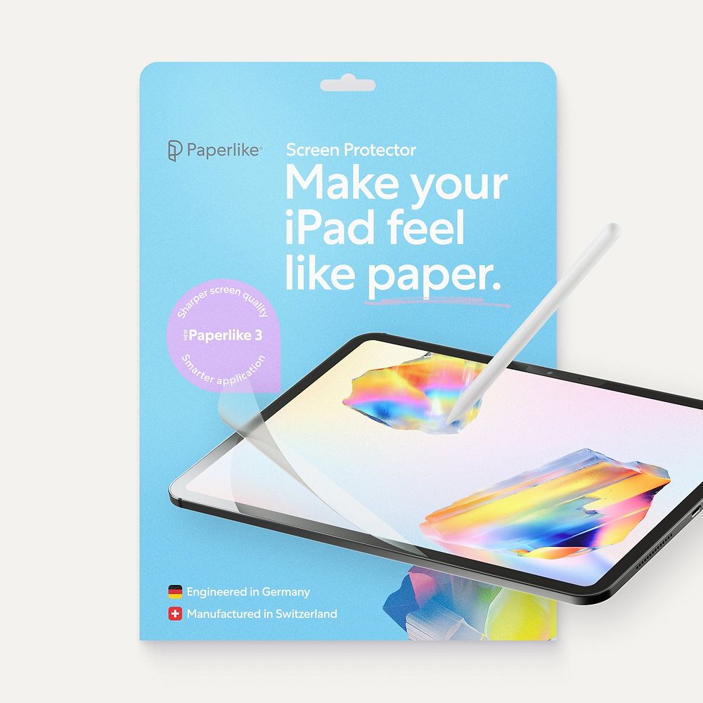 Paperlike - Screen Protector 3 for iPad Pro 13-inch & iPad Air 13-inch (2 Pack) / Clear