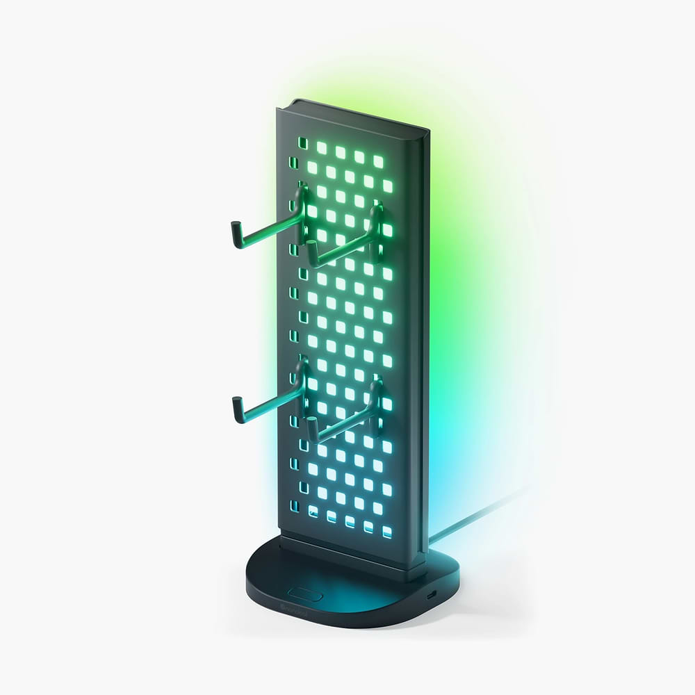 Nanoleaf - Pegboard Desk Dock / Black