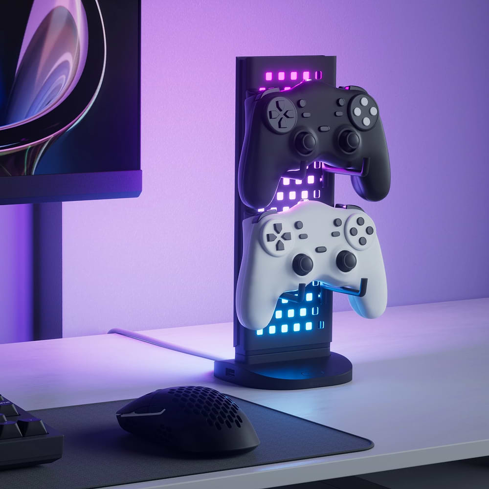Nanoleaf - Pegboard Desk Dock / Black