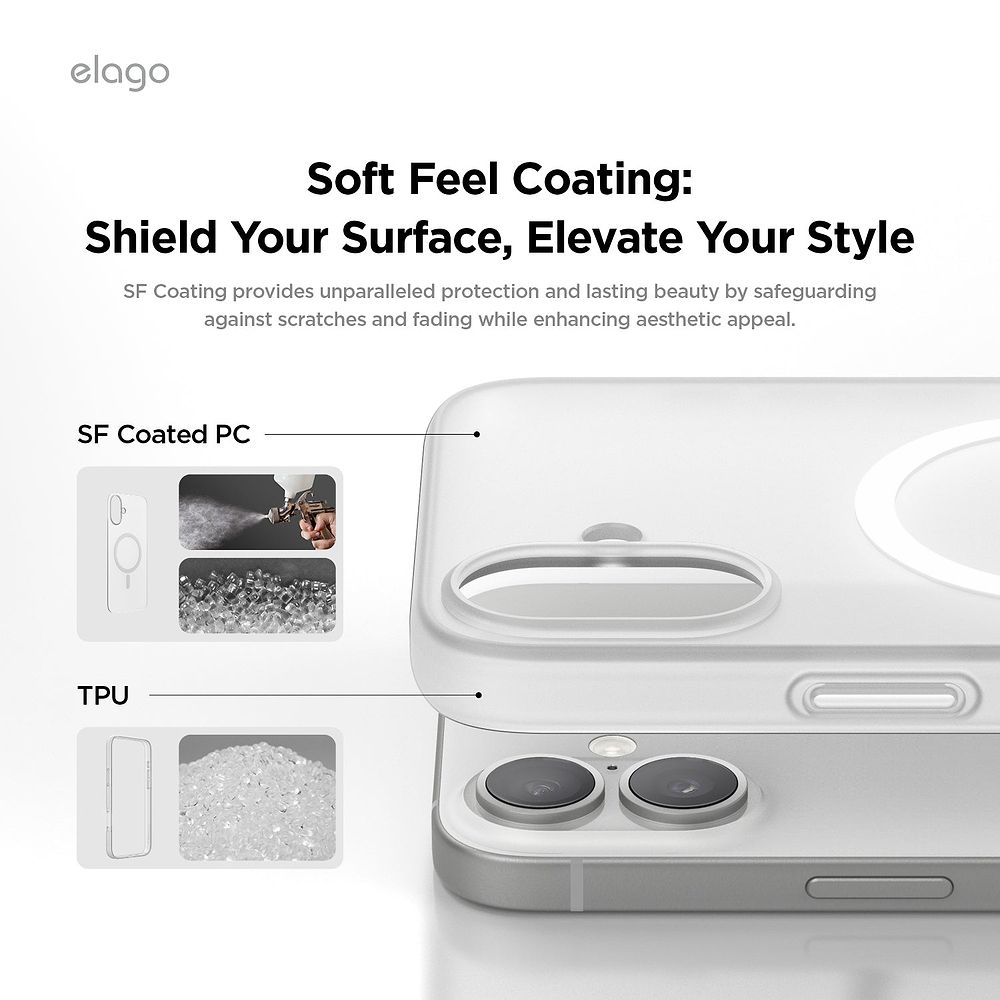 elago - Magnetic Hybrid Case for iPhone 16 