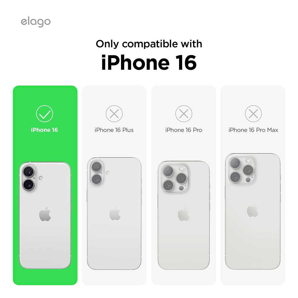 elago - Magnetic Hybrid Case for iPhone 16 