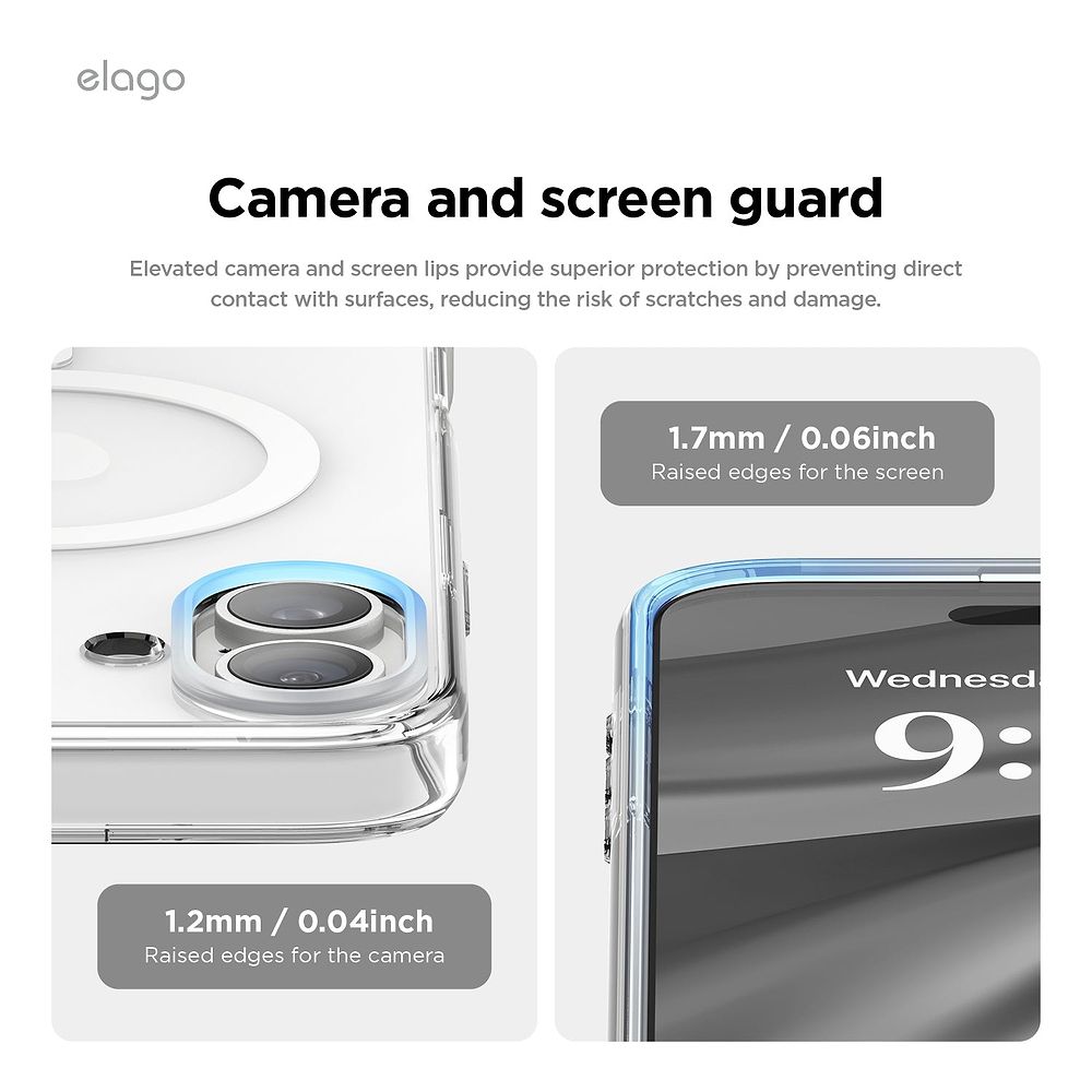 elago - Magnetic Hybrid Case for iPhone 16 