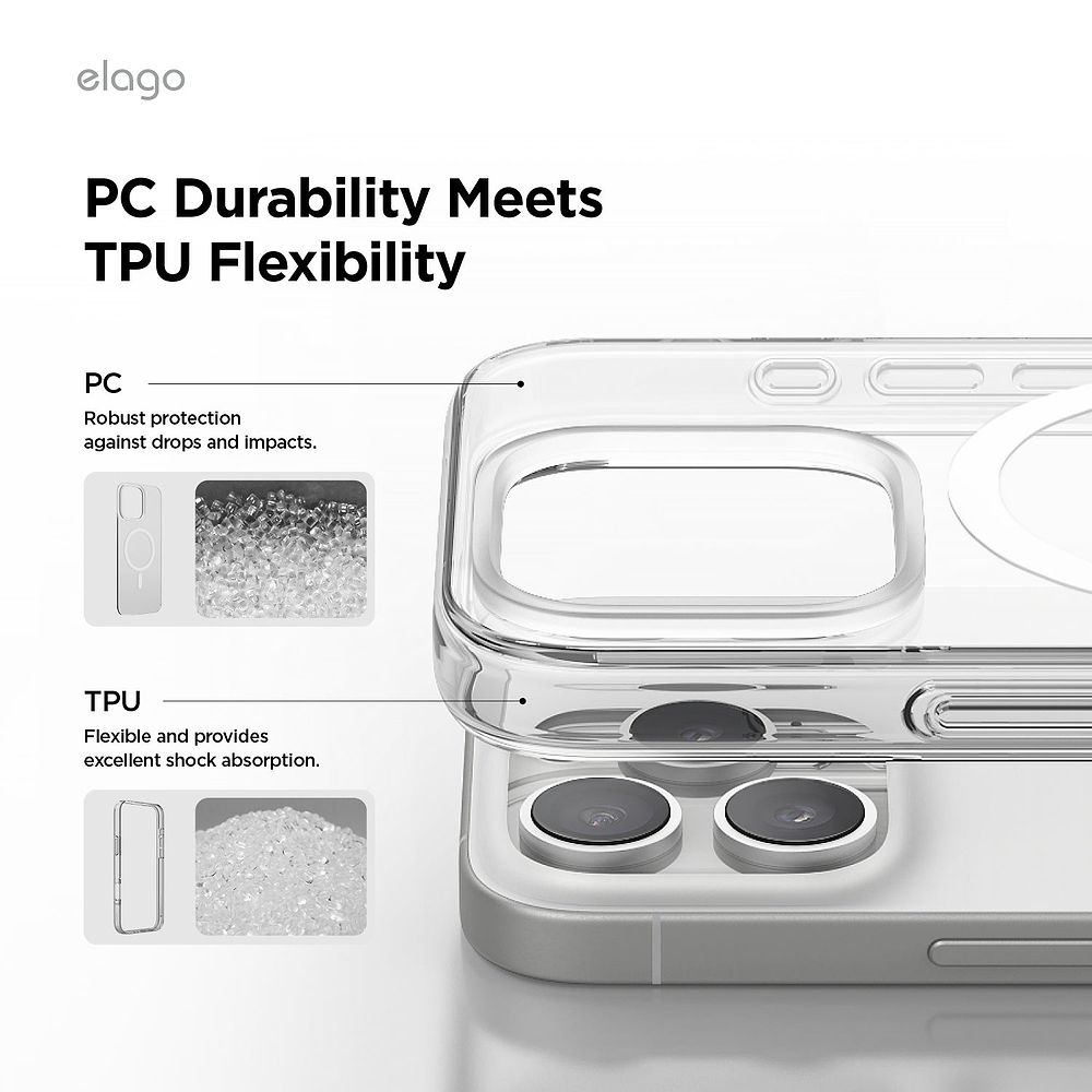 elago - Magnetic Hybrid Case for iPhone 16 Pro