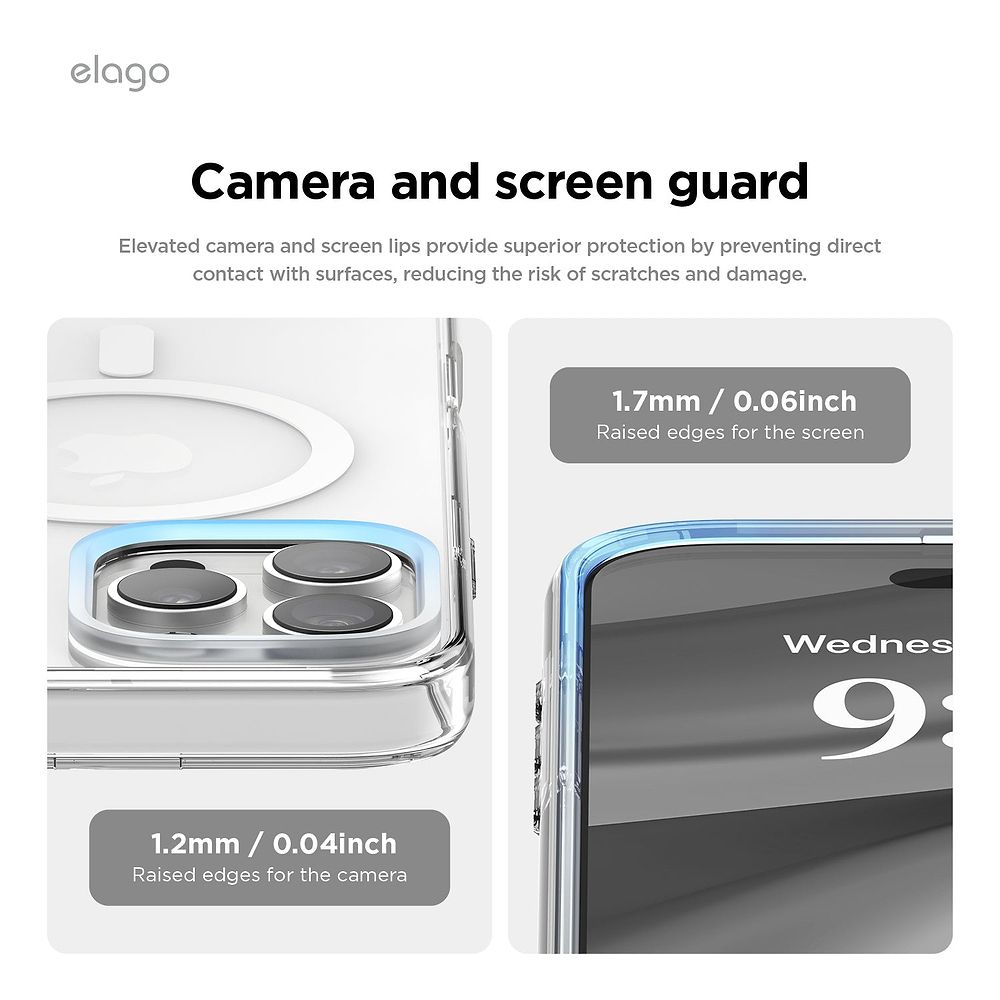elago - Magnetic Hybrid Case for iPhone 16 Pro