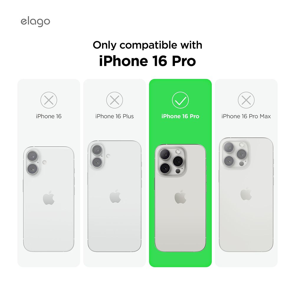 elago - Magnetic Leather Case for iPhone 16 Pro
