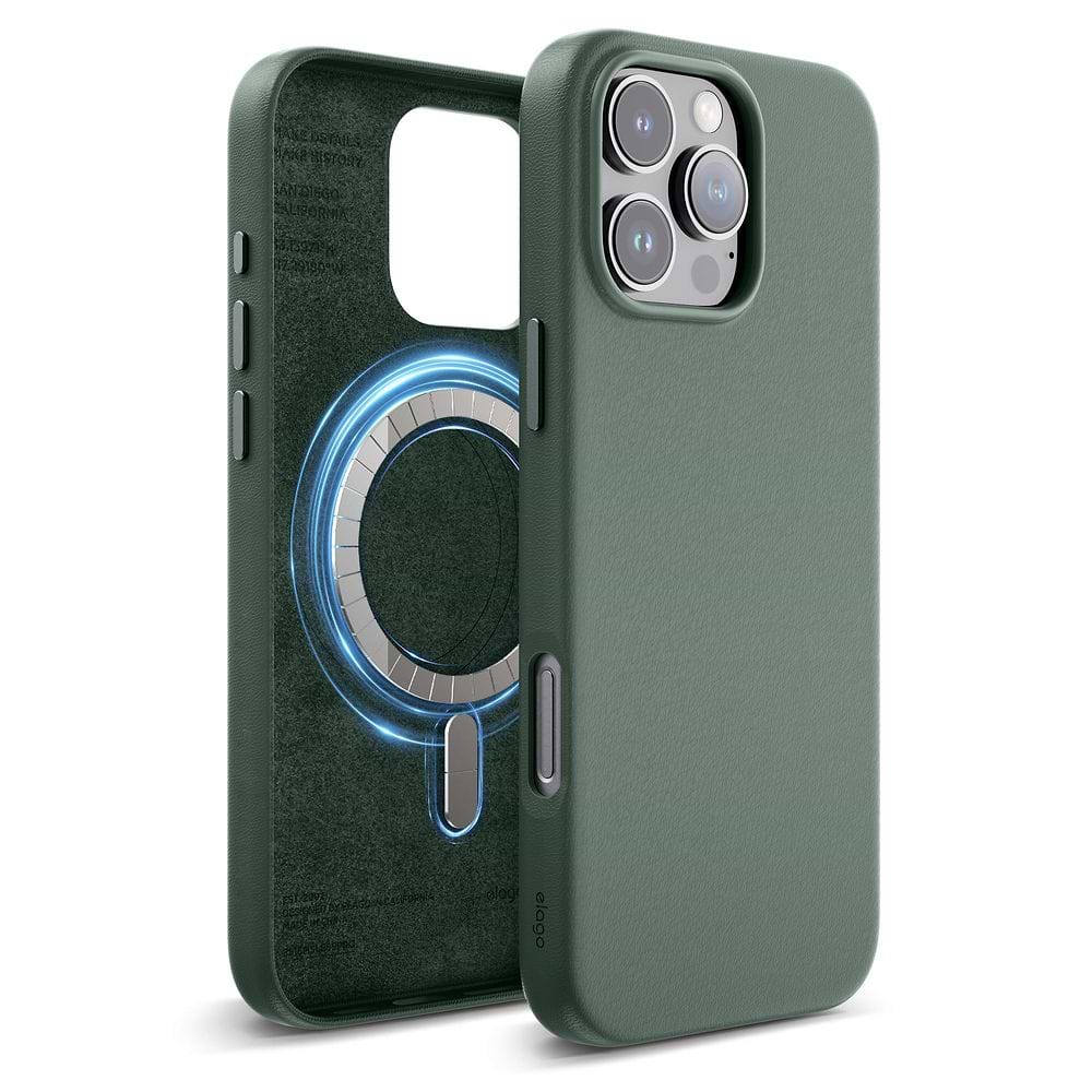 elago - Magnetic Leather Case for iPhone 16 Pro Max