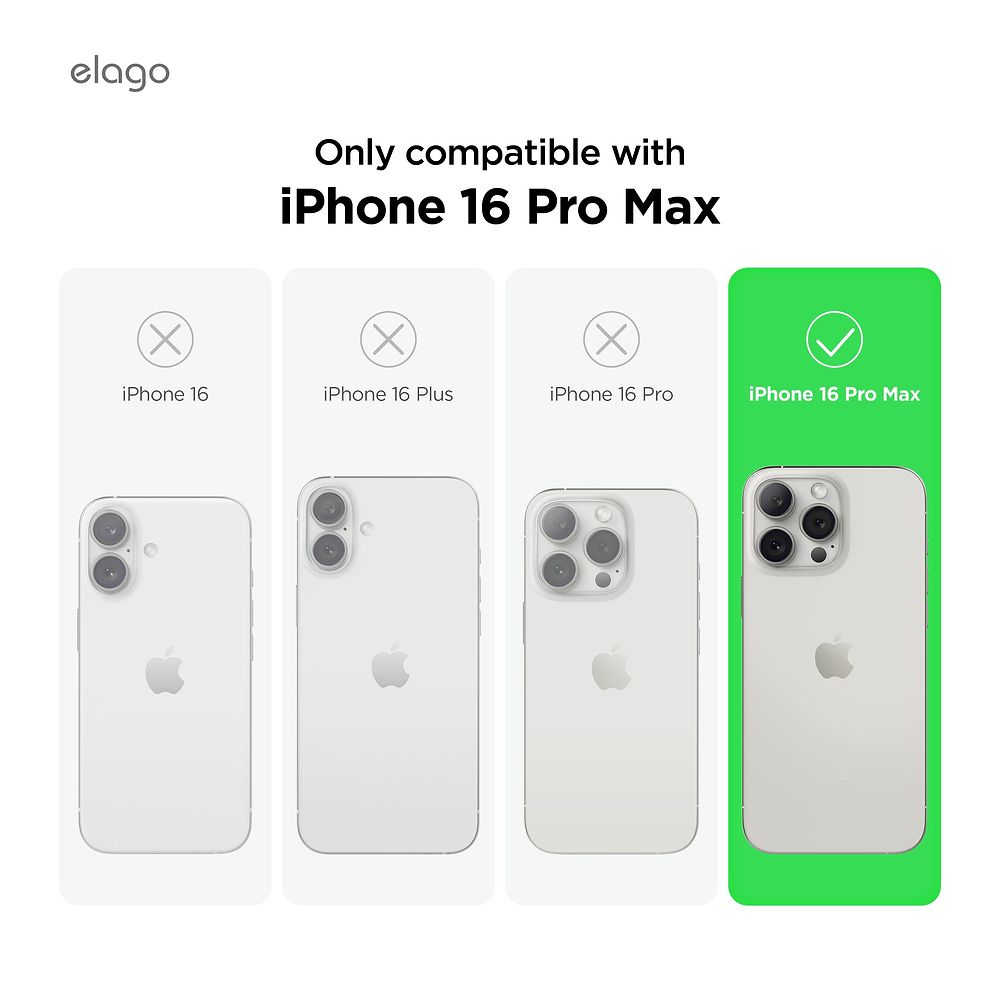 elago - Magnetic Leather Case for iPhone 16 Pro Max
