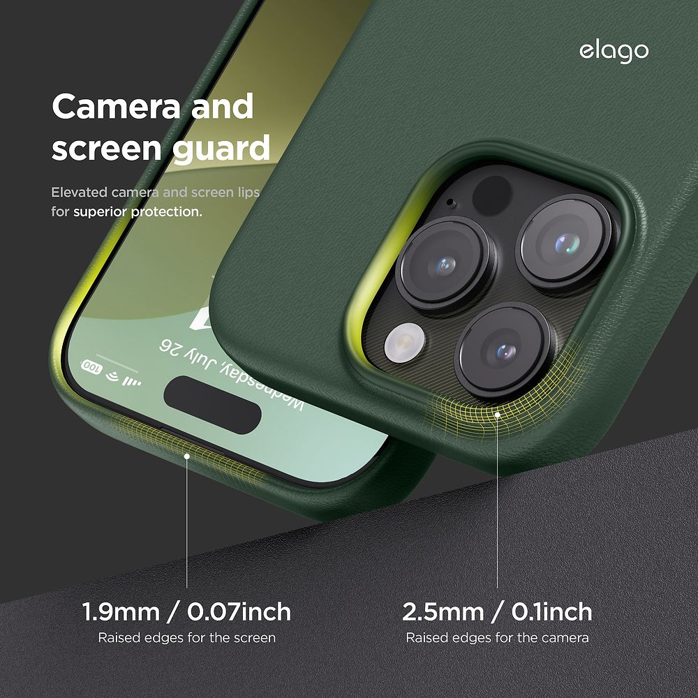 elago - Magnetic Leather Case for iPhone 16 Pro Max