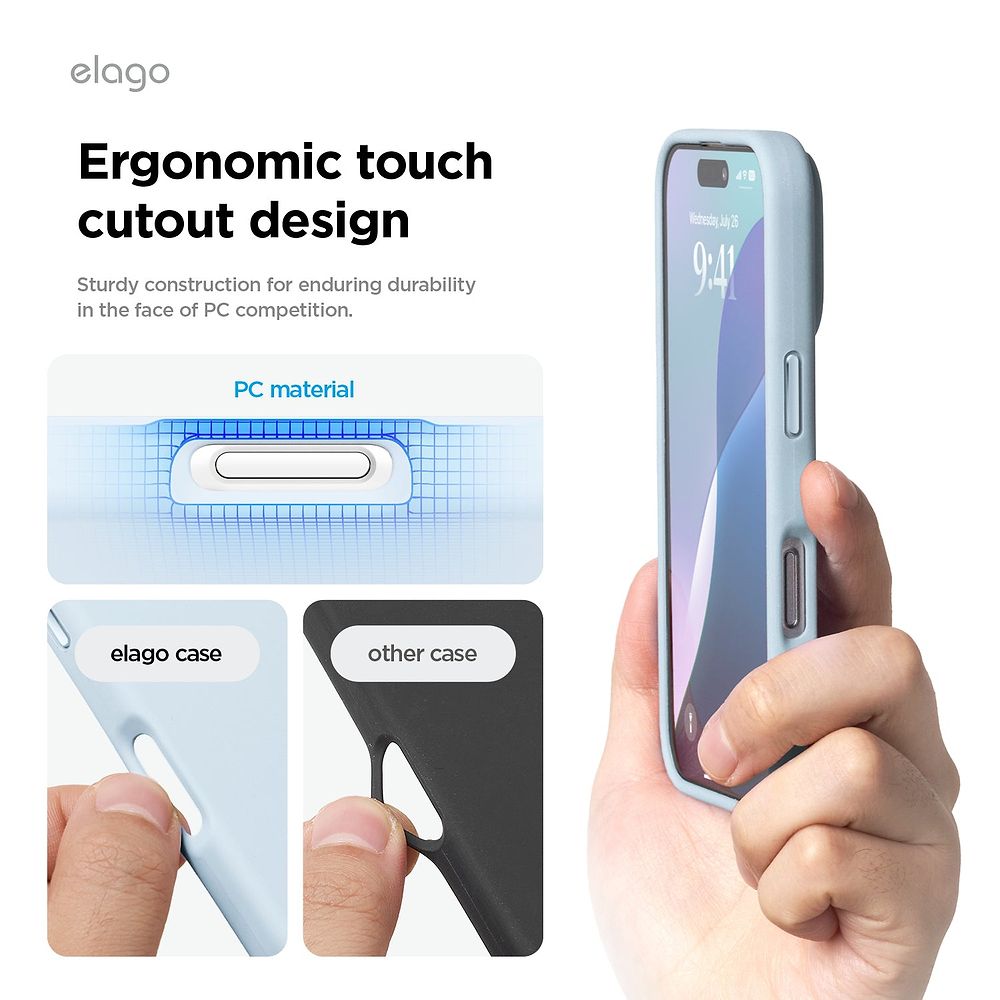 elago - Magnetic Silicone Case for iPhone 16 
