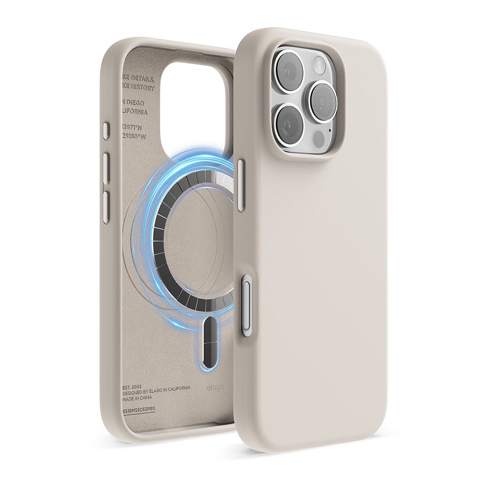 elago - Magnetic Silicone Case for iPhone 16 Pro