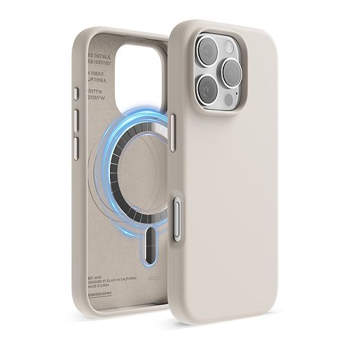 elago - Magnetic Silicone Case for iPhone 16 Pro
