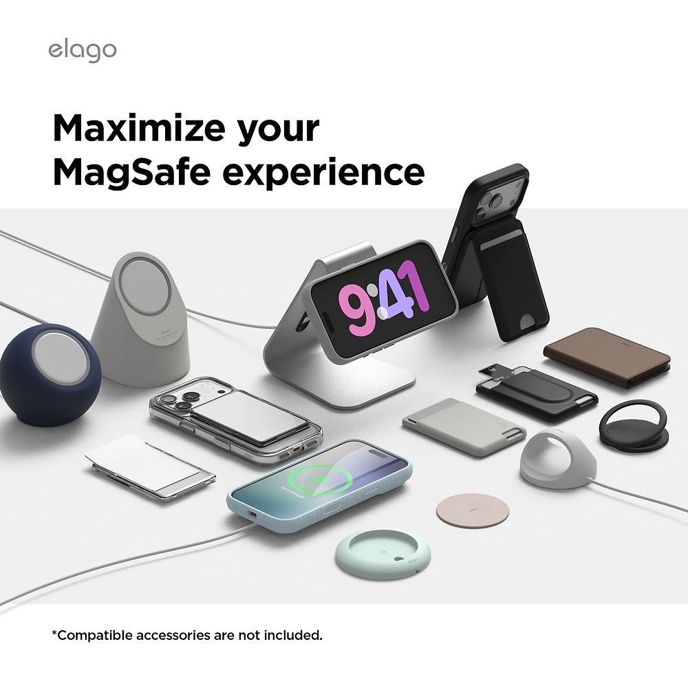 elago - Hybrid Case with MagSafe and Camera Control for iPhone 17 Pro Max / Clear