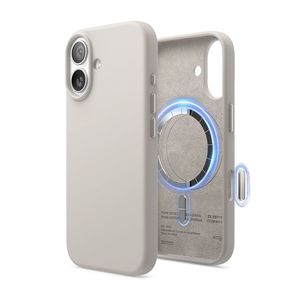 elago - Silicone Case with MagSafe and Camera Control for iPhone 17