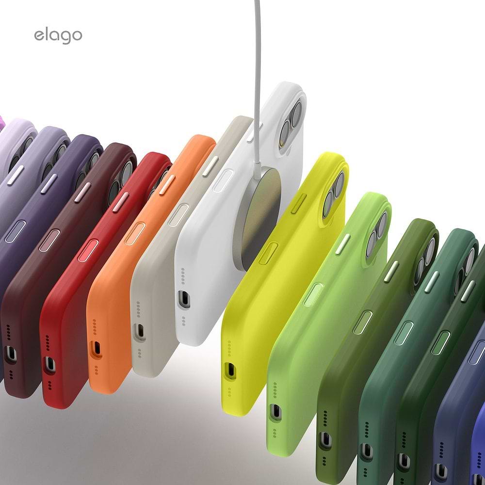 elago - Silicone Case with MagSafe and Camera Control for iPhone 17