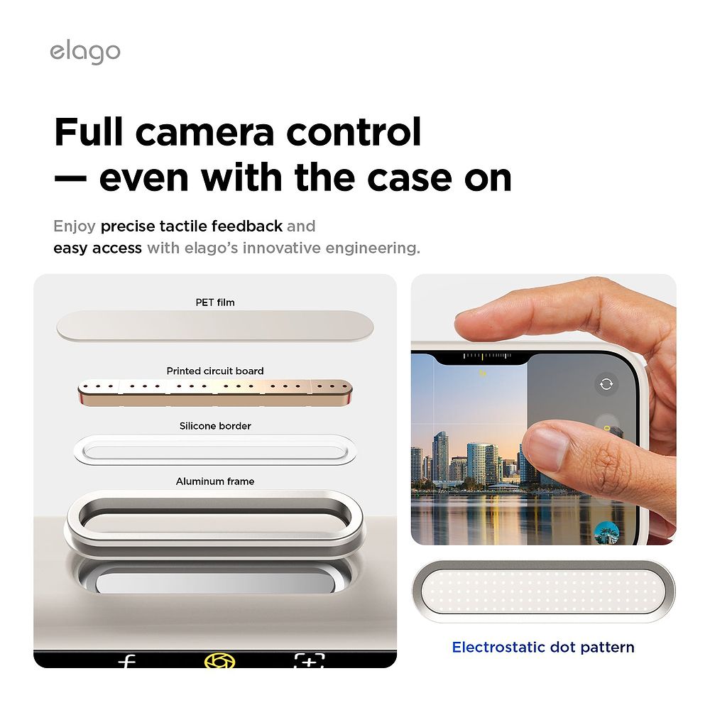 elago - Silicone Case with MagSafe and Camera Control for iPhone 17 Pro
