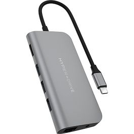 HyperDrive - POWER 9-in-1 USB-C Hub / Space Gray