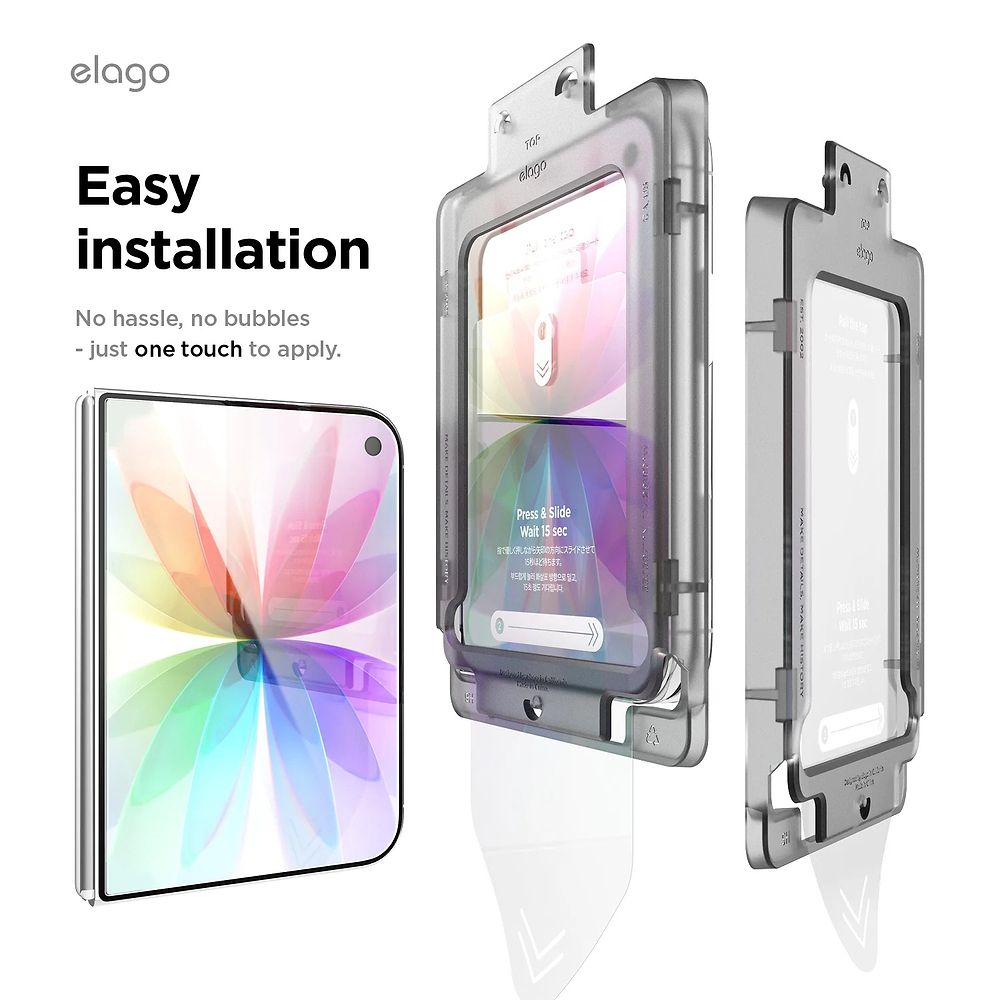 elago - Screen Protector iPhone Duo (with Easy Installation Tray) / Clear