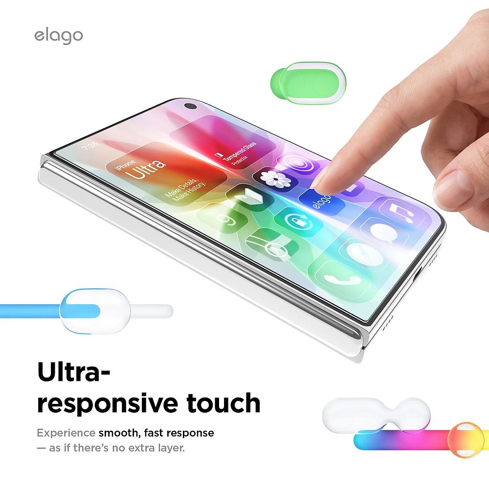 elago - Screen Protector iPhone Duo (with Easy Installation Tray) / Clear