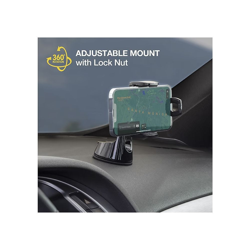 Scosche - StuckUp Wireless Charging Universal Phone Window/Dash/Vent Mount / Black