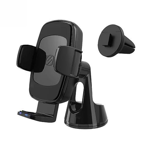 Scosche - StuckUp Wireless Charging Universal Phone Window/Dash/Vent Mount / Black