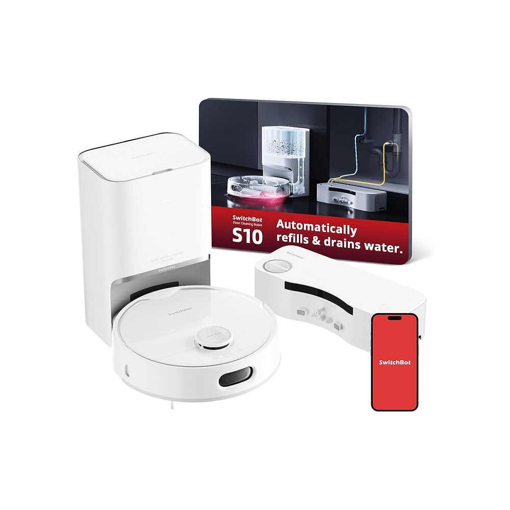 SwitchBot - Floor Cleaning Robot S10 / White