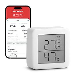 SwitchBot - Meter (Thermometer & Hygrometer) / White